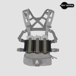 Chaleco táctico MOLLE con placard para airsoft JPC