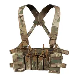 Chaleco táctico D3CRX multifuncional con portacargadores MOLLE