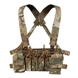 Chaleco táctico D3CRX multifuncional con portacargadores MOLLE