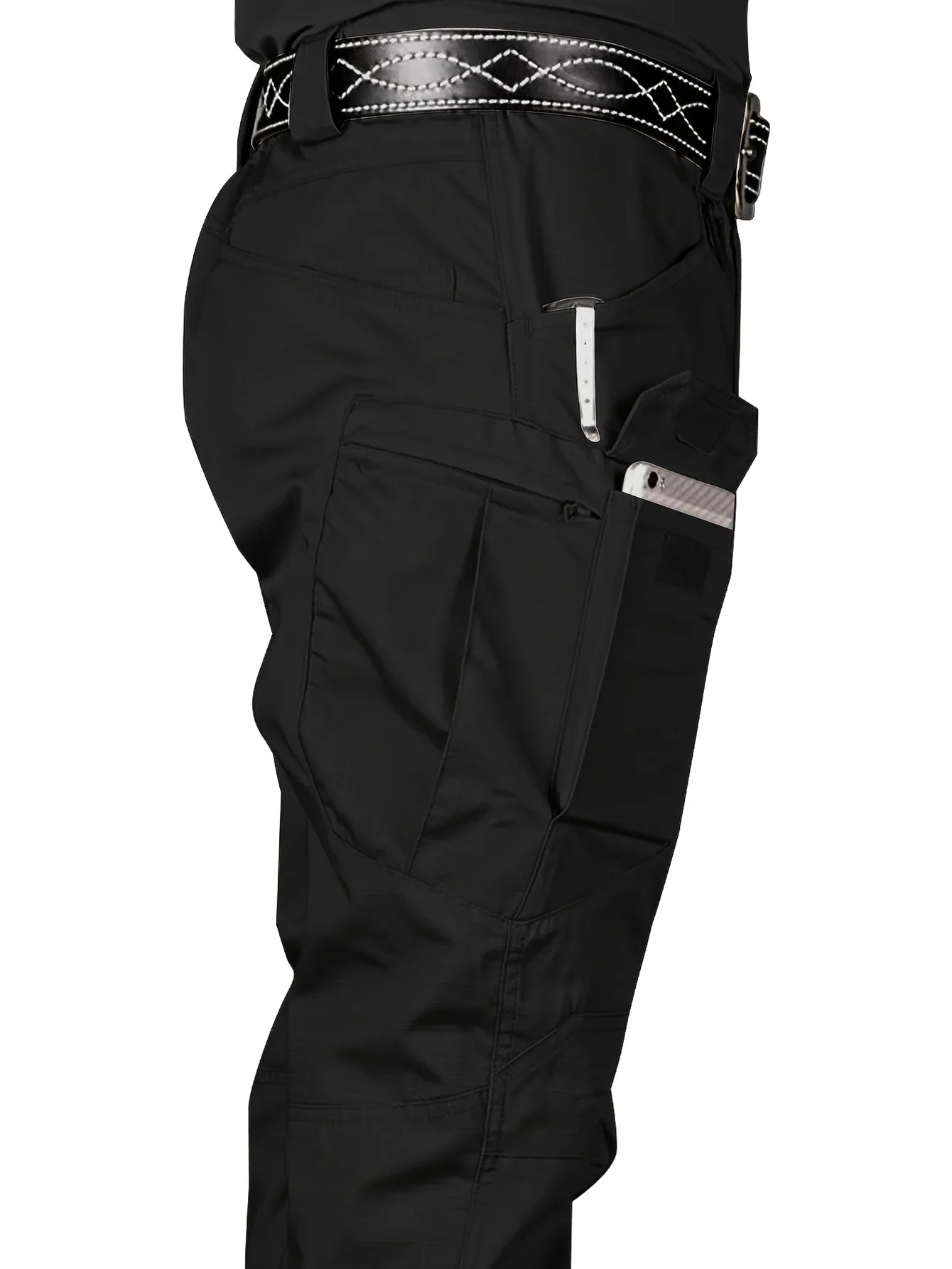 Pantalones Tácticos Ripstop Cargo – Hombre Resistente al Agua - imagen 3