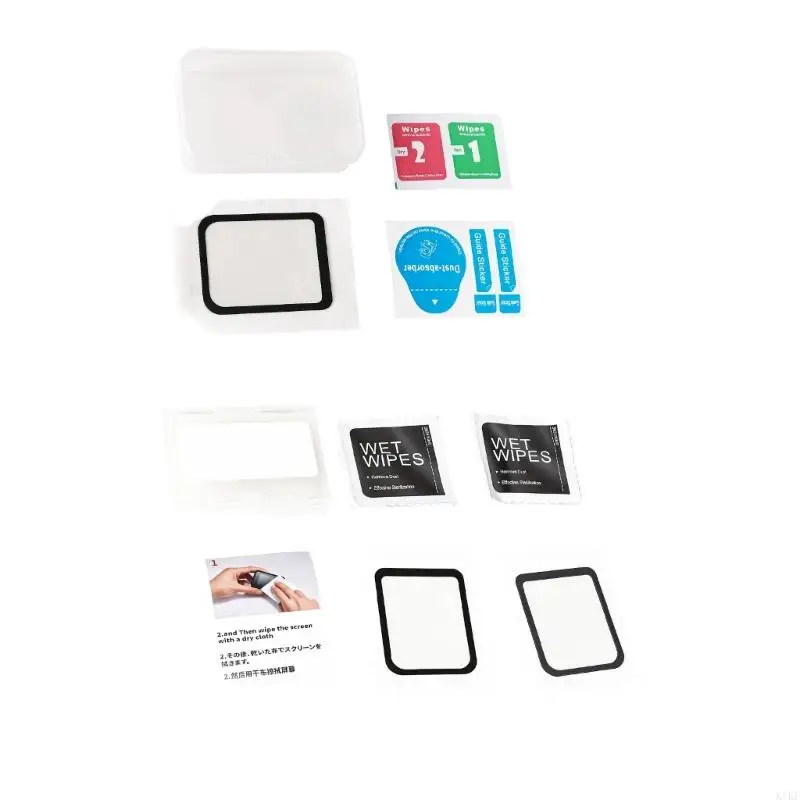 Protector vidrio templado cámara – Marco negro con kit herramientas - imagen 3