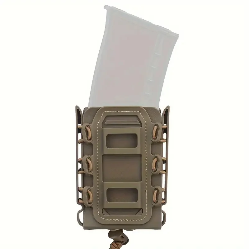 Bolsa táctica MOLLE para cargador de rifle con abrazadera - imagen 5