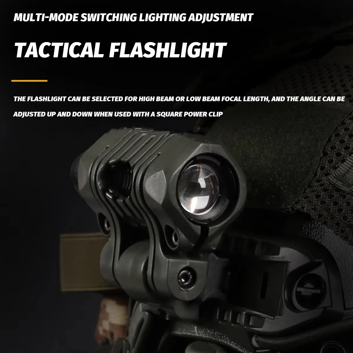 Casco táctico Airsoft FAST con gafas, cámara, linterna y señal - imagen 4