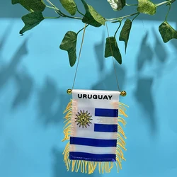 Bandera de coche SKY FLAG Uruguay colgante impresa en poliéster