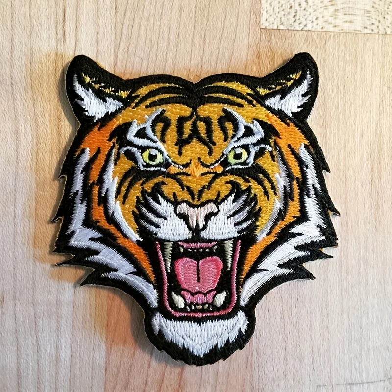 Parche Velcro táctico Tigre bordado para mochilas MOLLE