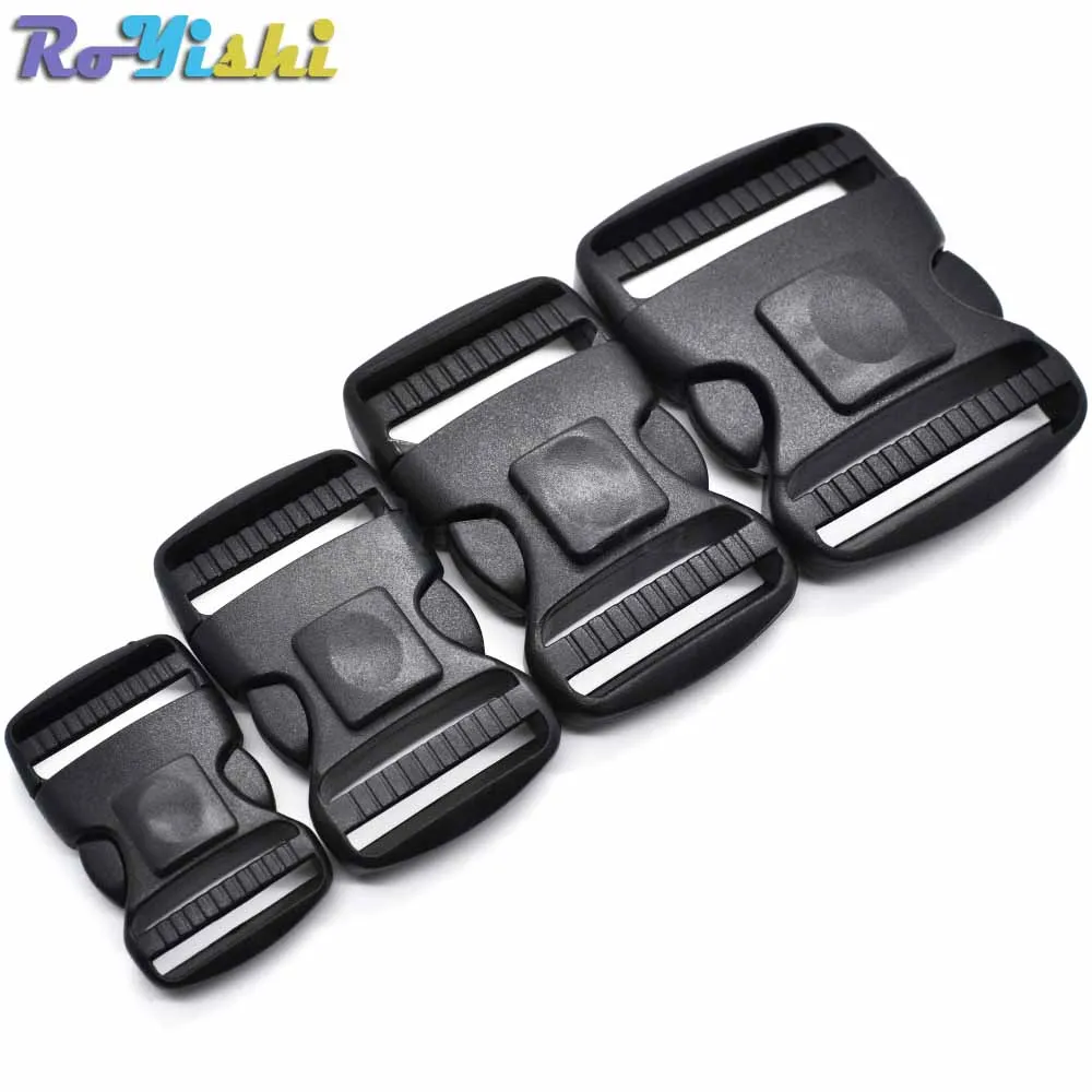 Hebillas MOLLE liberacion lateral ajustables dobles de plastico - imagen 2