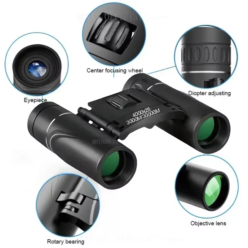 Binoculares HD BAK4 FMC para caza, viaje y acampada