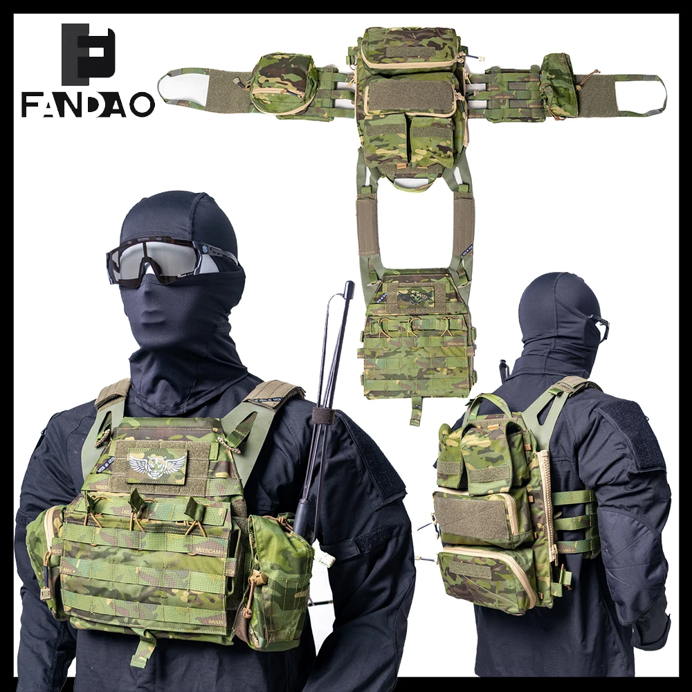 Chaleco Táctico MOLLE Ajustable de Liberación Rápida - imagen 4