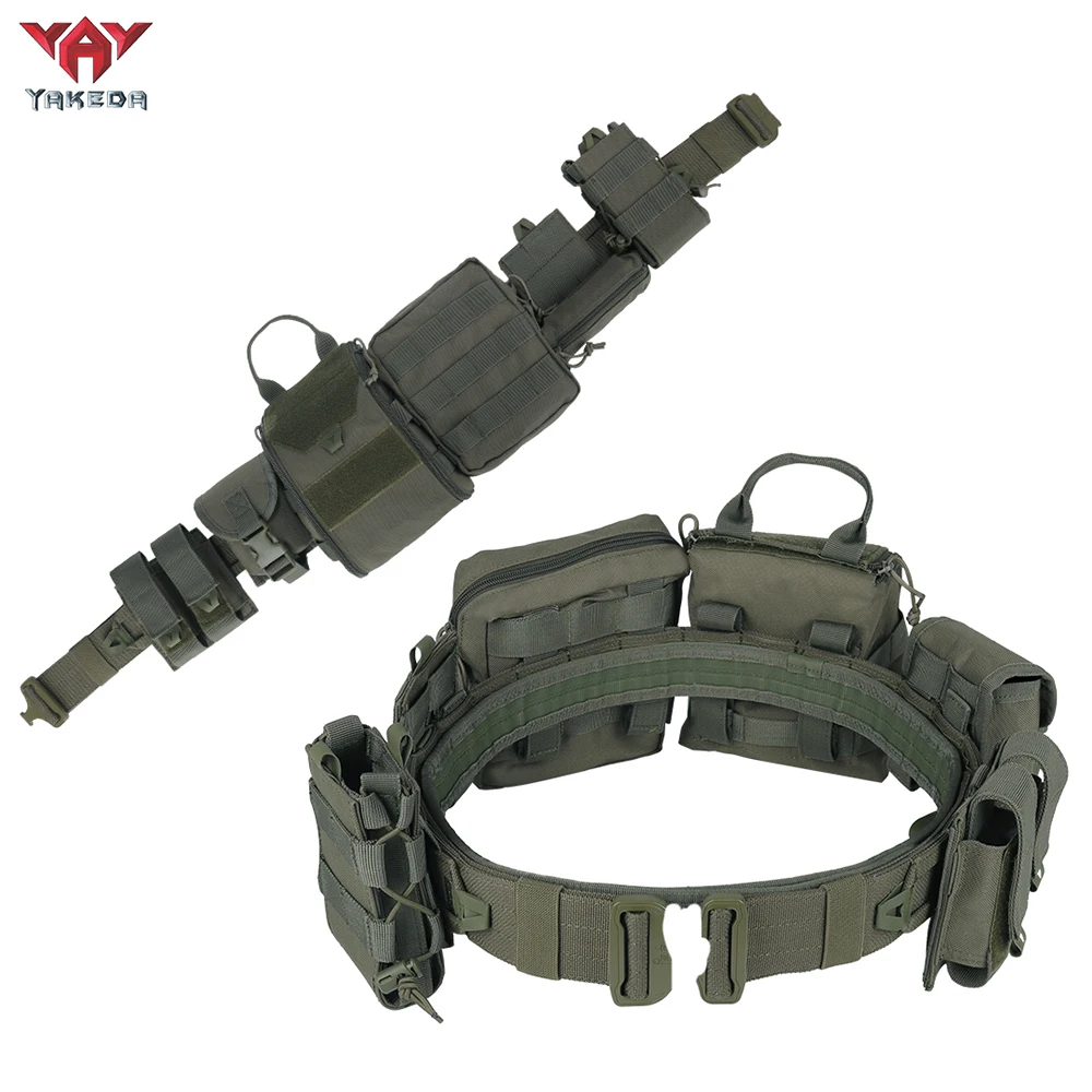 Cinturón táctico Yakeda Gear modular MOLLE con liberación rápida - imagen 4