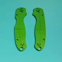 Spyderco Paramilitary3 escamas de mango G10 patrón Fishbone