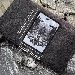 Parche Táctico Brigada Nocturna rectangular con velcro para insignia