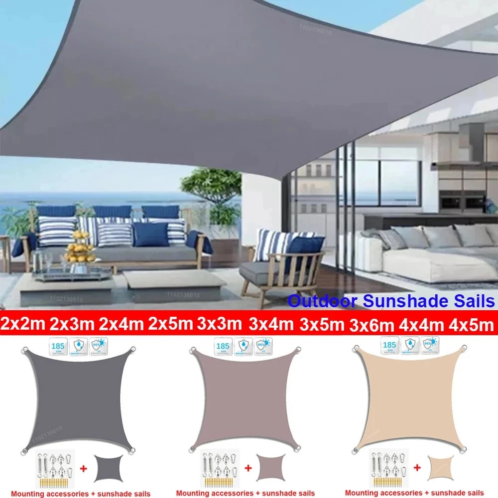Toldo impermeable de vela para acampar – Gran dosel exterior