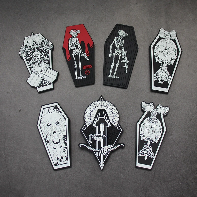 Parche táctico PVC Frogman Sun Archer con demonios y depredadores