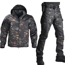 HAN WILD Chaqueta Táctica Camuflaje – Airsoft y Caza – Impermeable