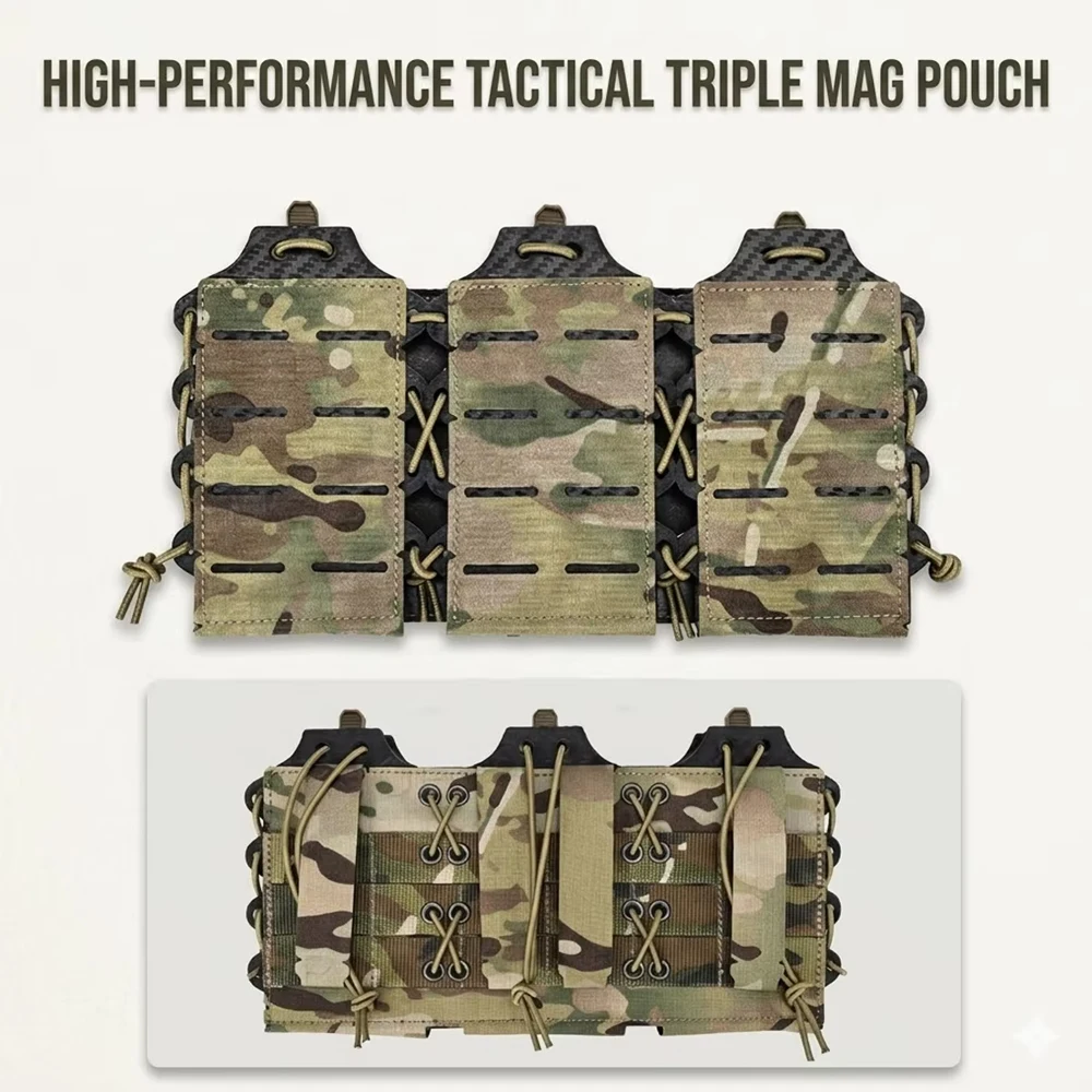Porta-cargadores táctico MOLLE nylon con liberación rápida 5,56 T-Plate - imagen 5