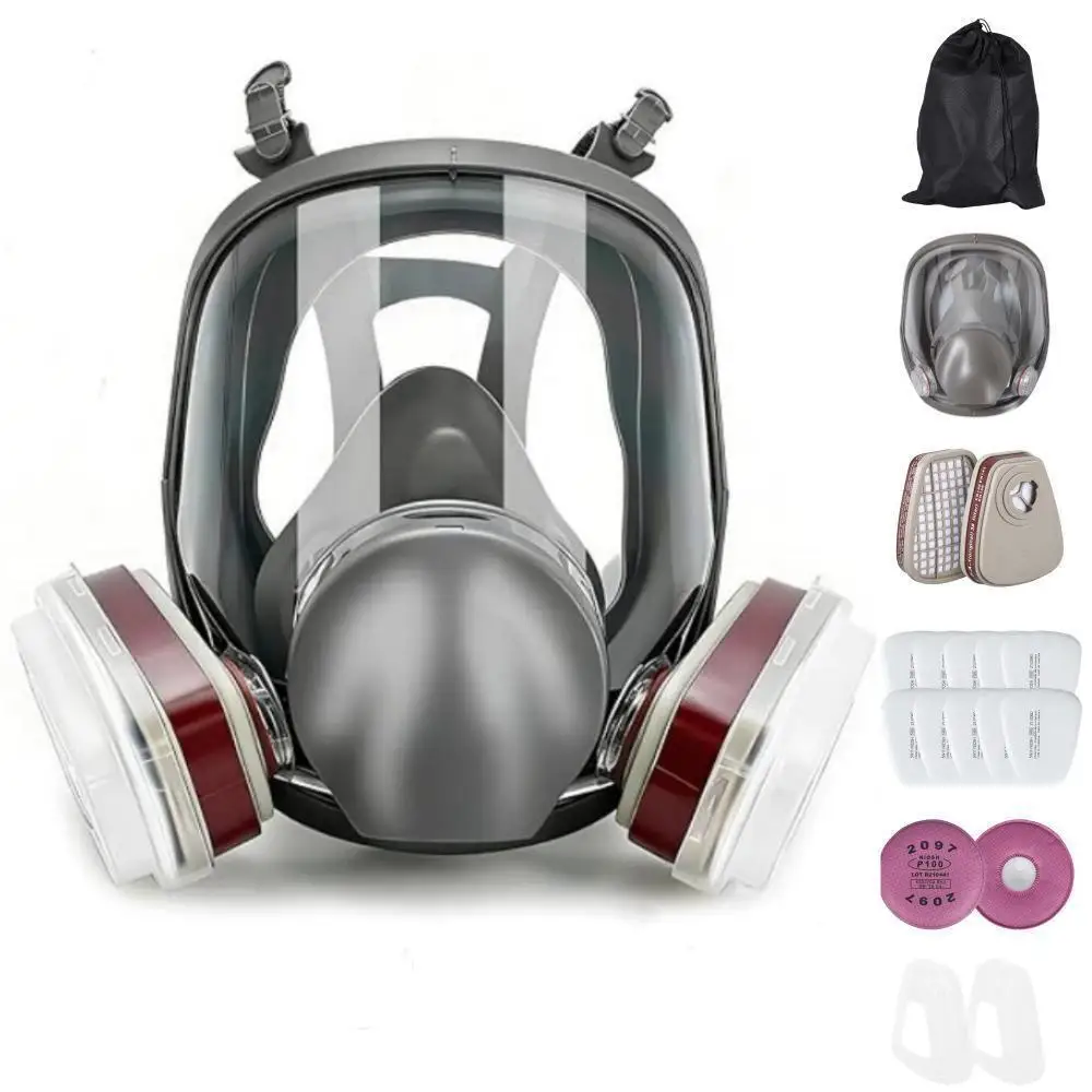 Máscara facial completa SJL 27 en 1 – Protección contra gases y pintura