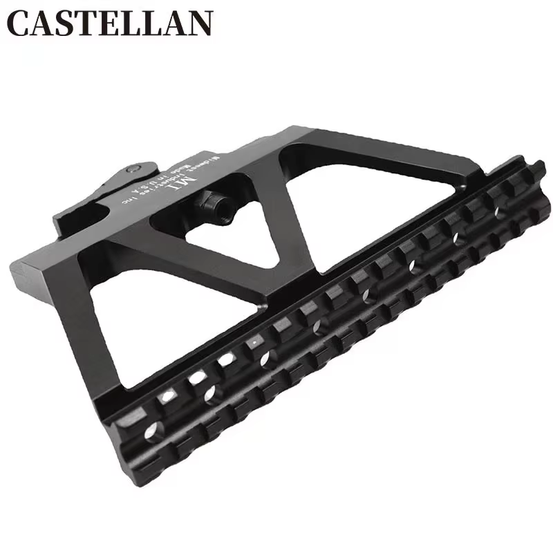 Soporte adaptador Picatinny 20 mm con liberación rápida para mira AK