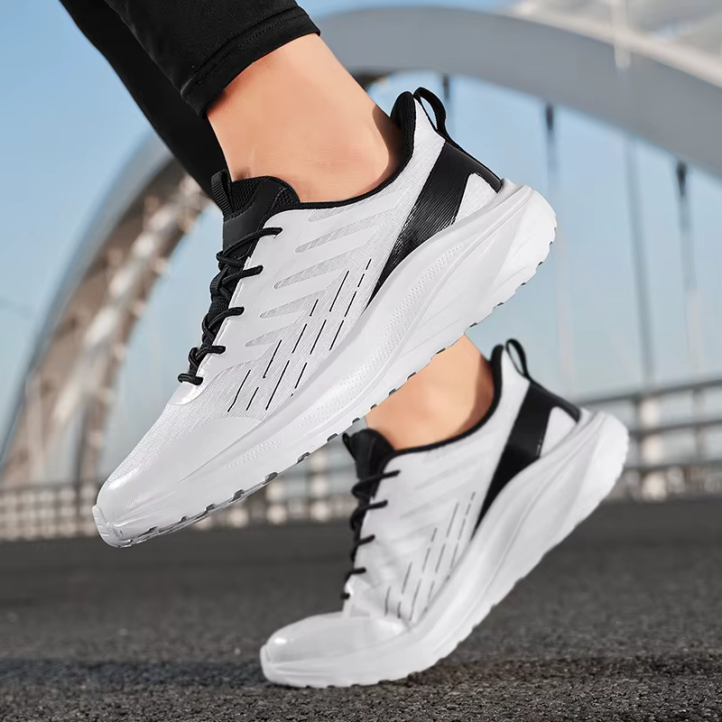 Zapatillas deportivas hombre cordones ligera suela mesh transpirable - imagen 4