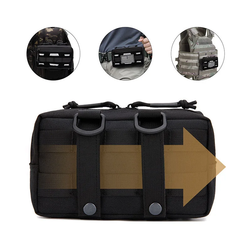 Bolsa táctica MOLLE IFAK riñonera nylon resistente - imagen 2
