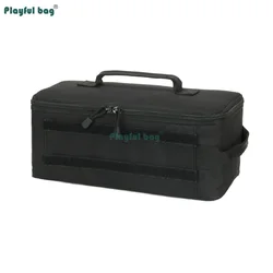 Bolsa organizadora camping para estufa y vajilla, plegable portátil