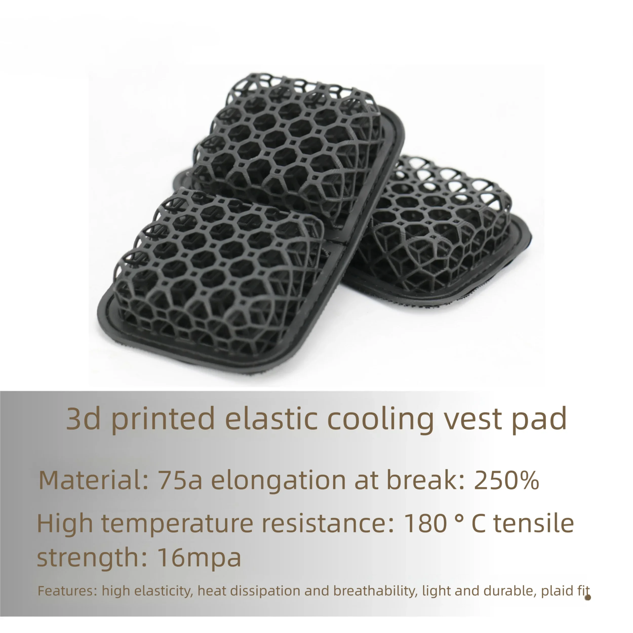 Almohadilla elástica impresa en 3D