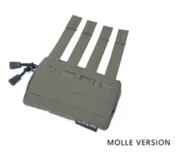 Bolsa Admin Panel MOLLE Táctica Negro Airsoft EDC Camping