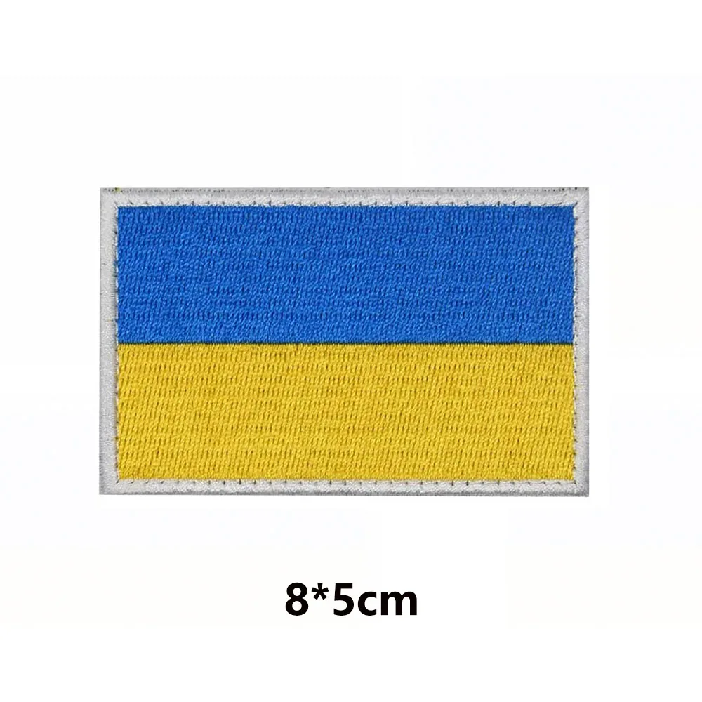 Escudo tridente Ukraine – Parche táctico bordado para MOLLE o mochila - imagen 2