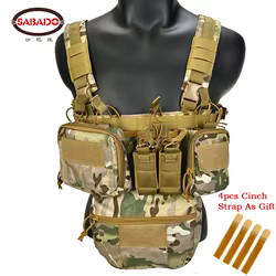 CS Match TCM Chest Rig – Chaleco táctico MOLLE porta cargadores Airsoft