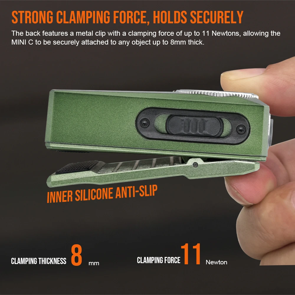 Trustfire MINIC linterna recargable USB táctica de bolsillo con clip - imagen 5