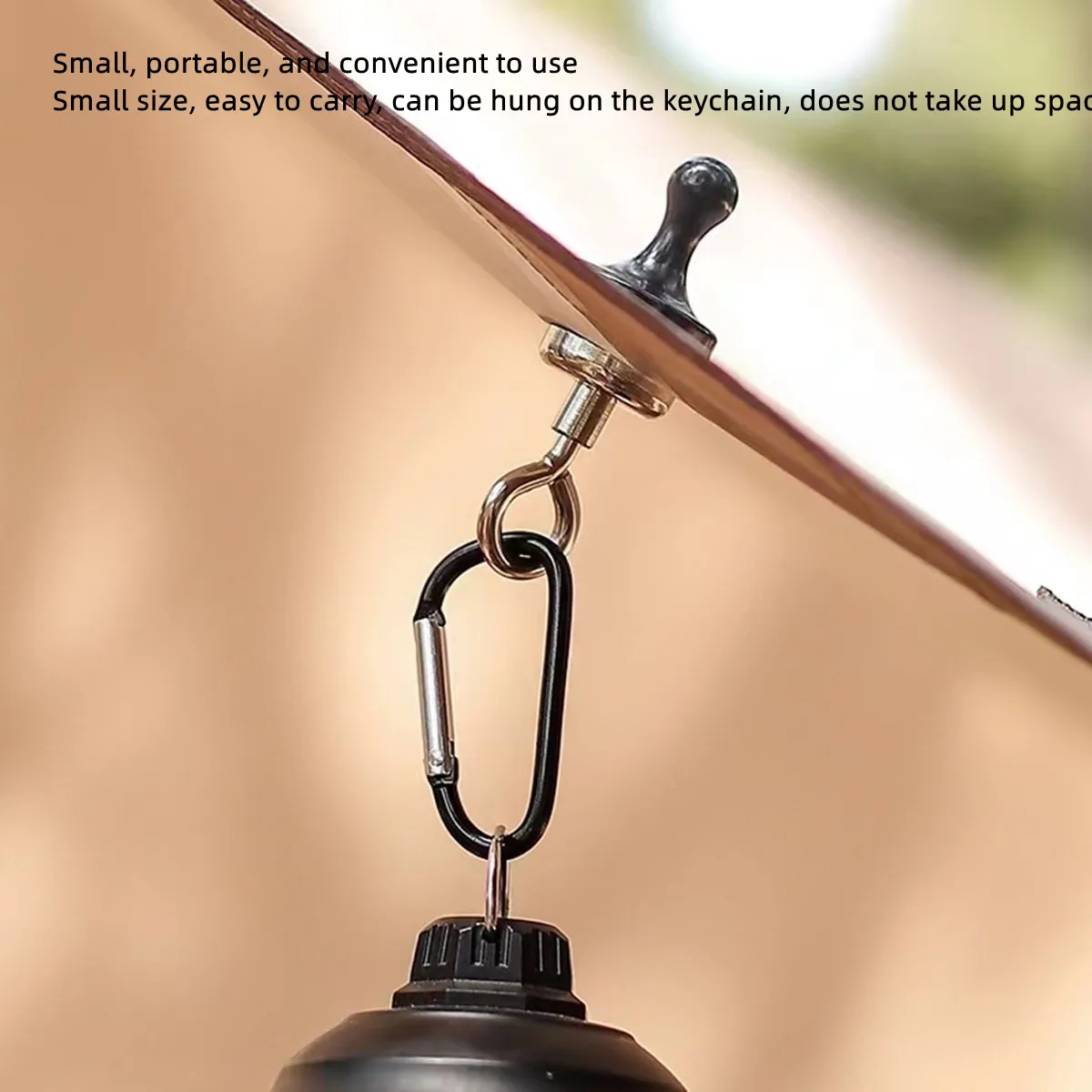 Gancho magnético táctico separable con ventosa fuerte para camping - imagen 3