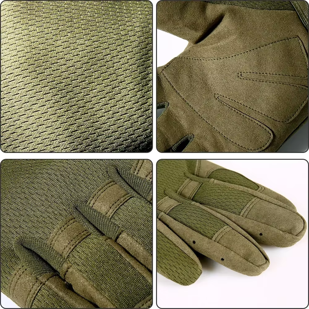 Guantes tácticos antideslizantes para entrenamiento, escalada y tiro - imagen 4