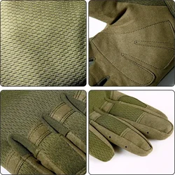 Guantes tácticos antideslizantes para entrenamiento, escalada y tiro