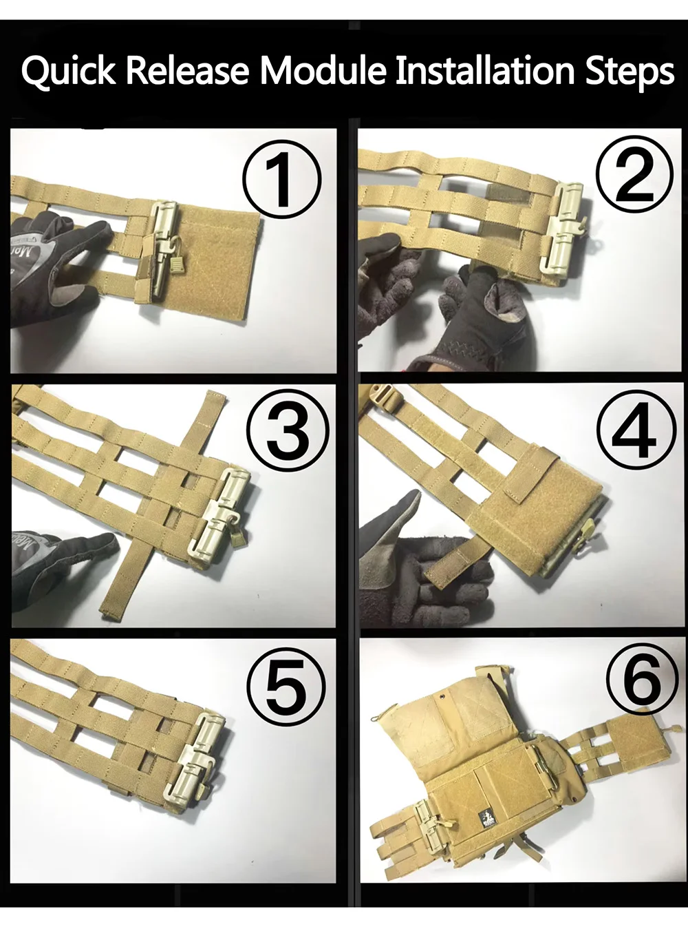 Conjunto de hebillas tácticas de nailon
