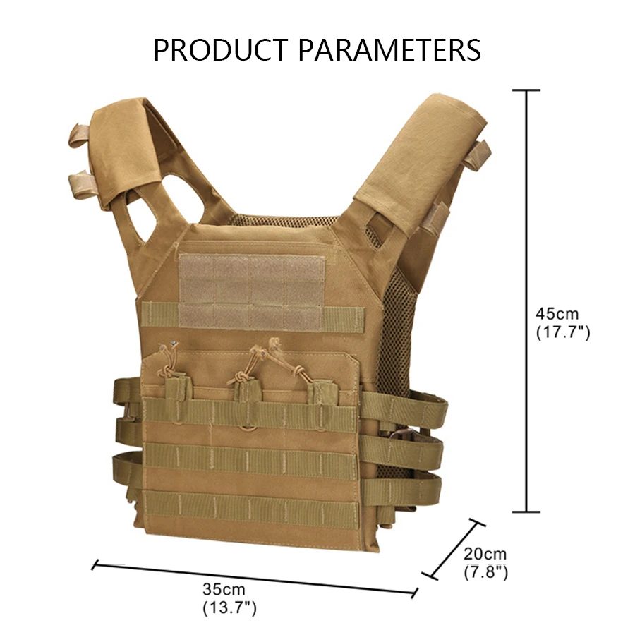Chaleco de entrenamiento ligero portátil para tiro y aire libre - imagen 4