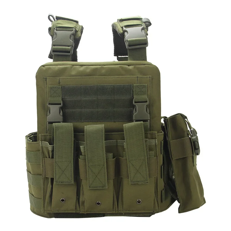 Chaleco táctico portaplacas Multicam, resistente al desgaste - imagen 2