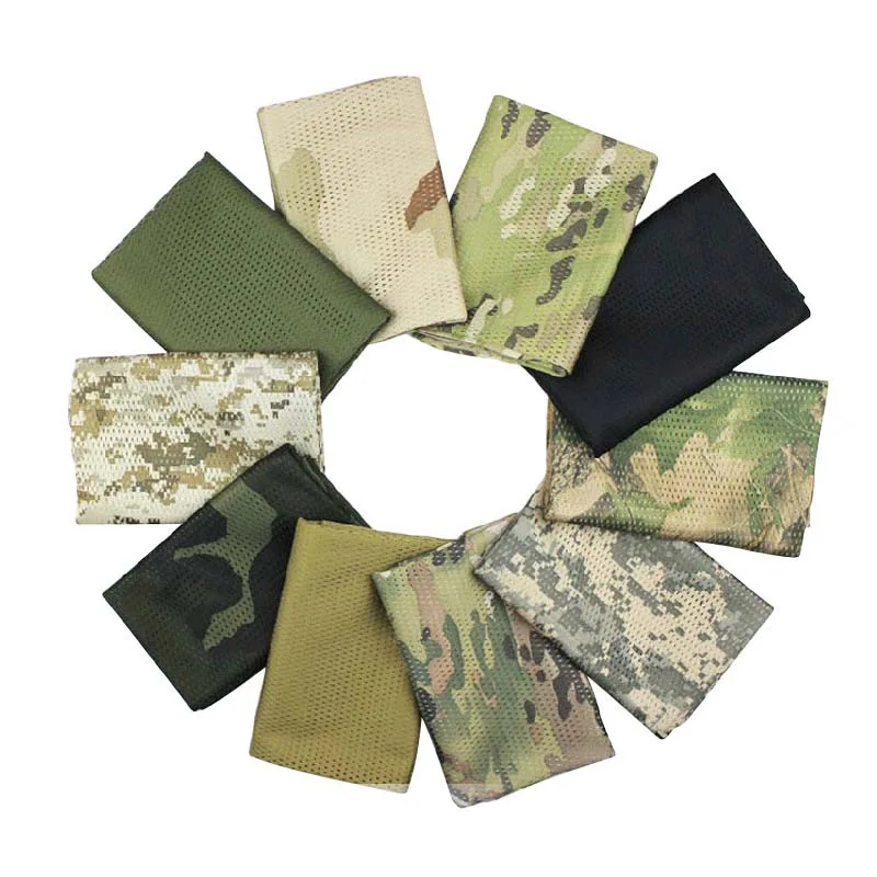 Pañuelo táctico camuflaje malla transpirable para cuello - imagen 3