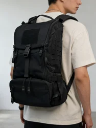 Mochila táctica doble exterior, respuesta rápida multifunción trekking