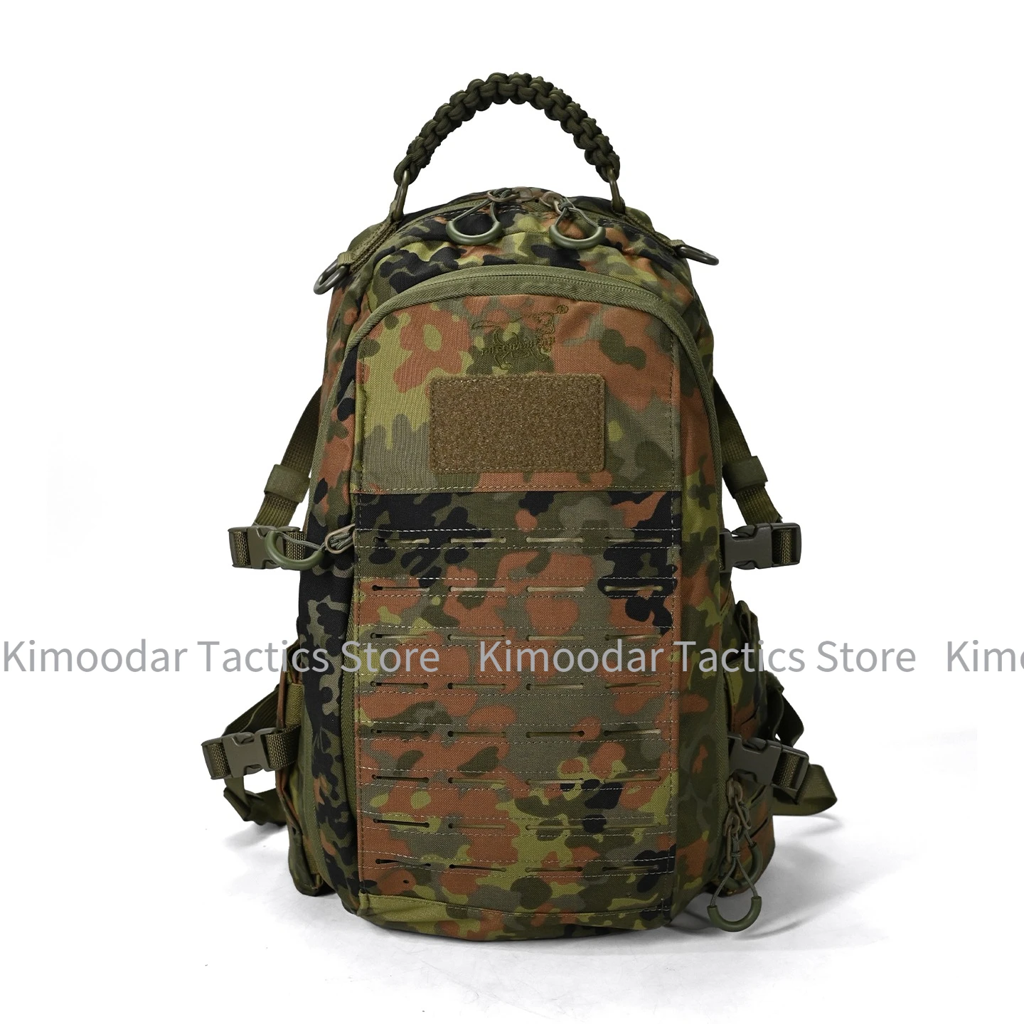 Mochila táctica Flecktarn con sistema MOLLE para ordenador y viaje - imagen 3