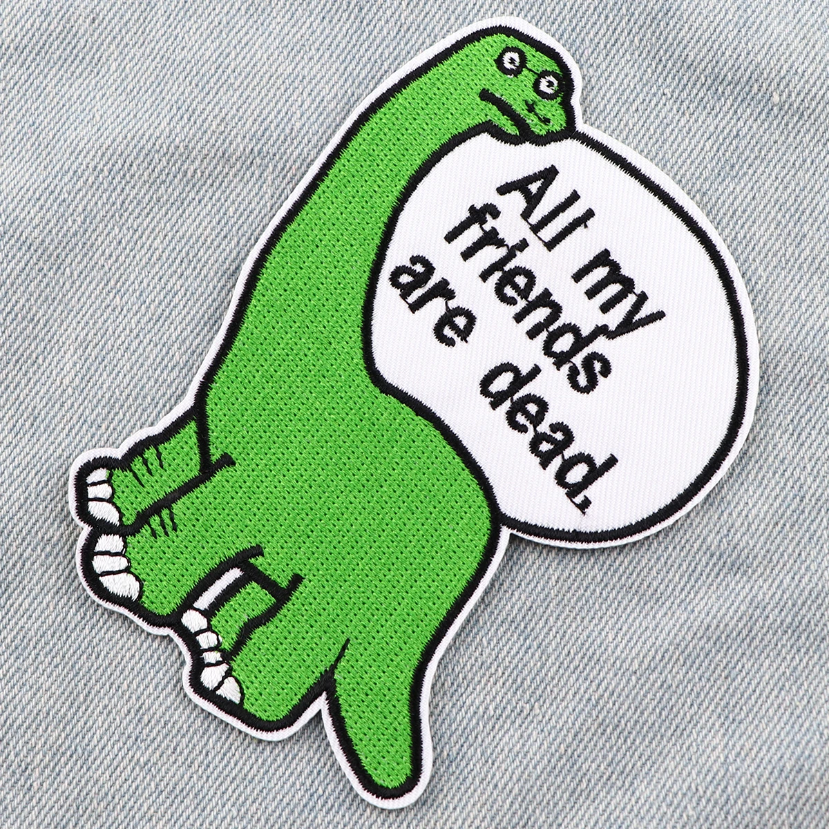 Parche bordado dinosaurio – Parche táctico para ropa - imagen 3