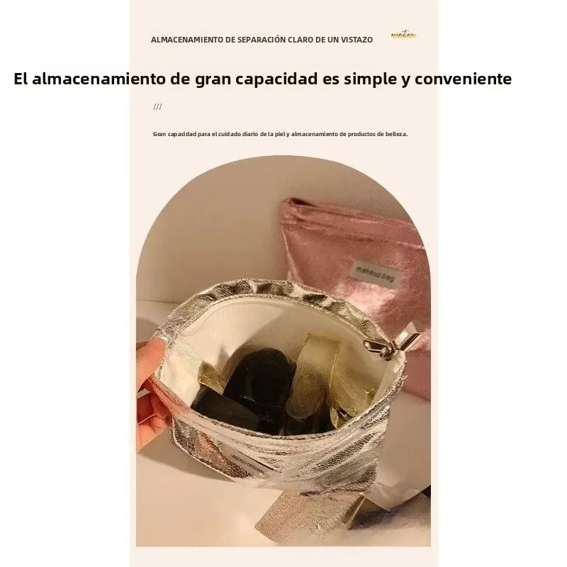 Bolsa de aseo gran capacidad para cosméticos y utensilios - imagen 3