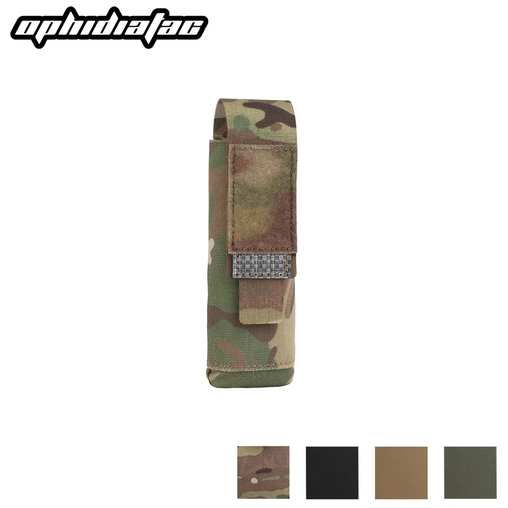 Portador de placas táctico MOLLE OPHIDIAN con bolsa GP elástica