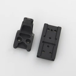 Adaptador de montaje lateral táctico de metal para mira punto rojo