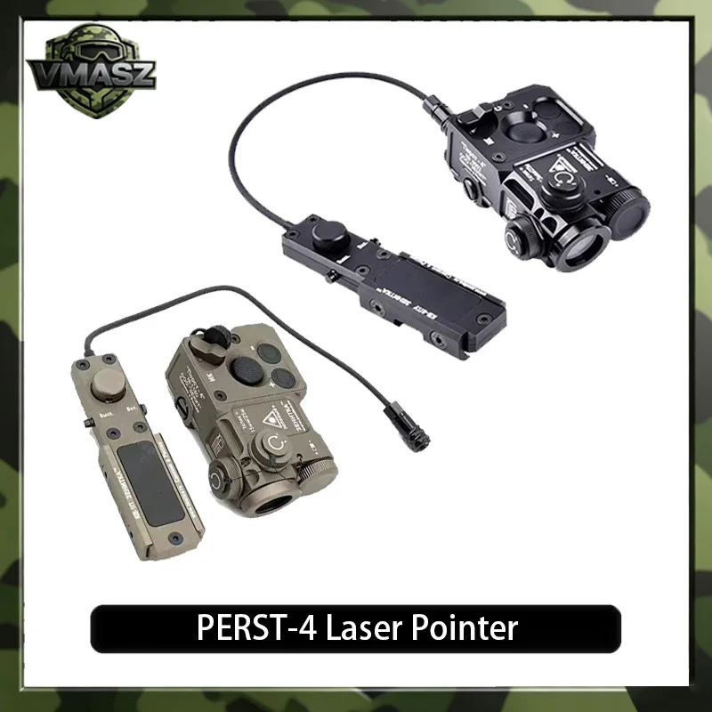 Linterna táctica PERST-4 de metal con láser verde IR para caza - imagen 5