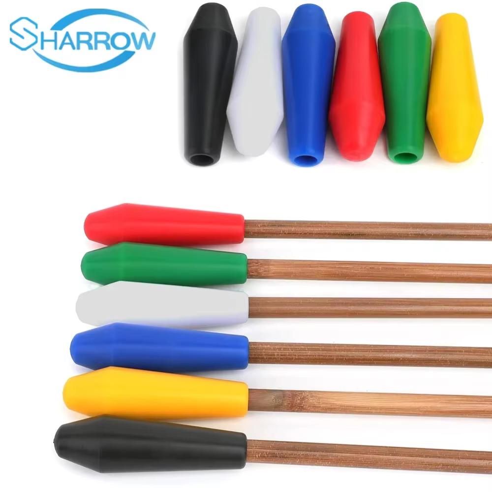Puntas de flecha nylon romas para practica tiro con arco seguro - imagen 2