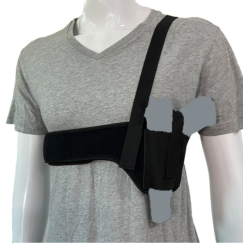 Funda neopreno pistola oculta cintura hombro derecha izquierda - imagen 2