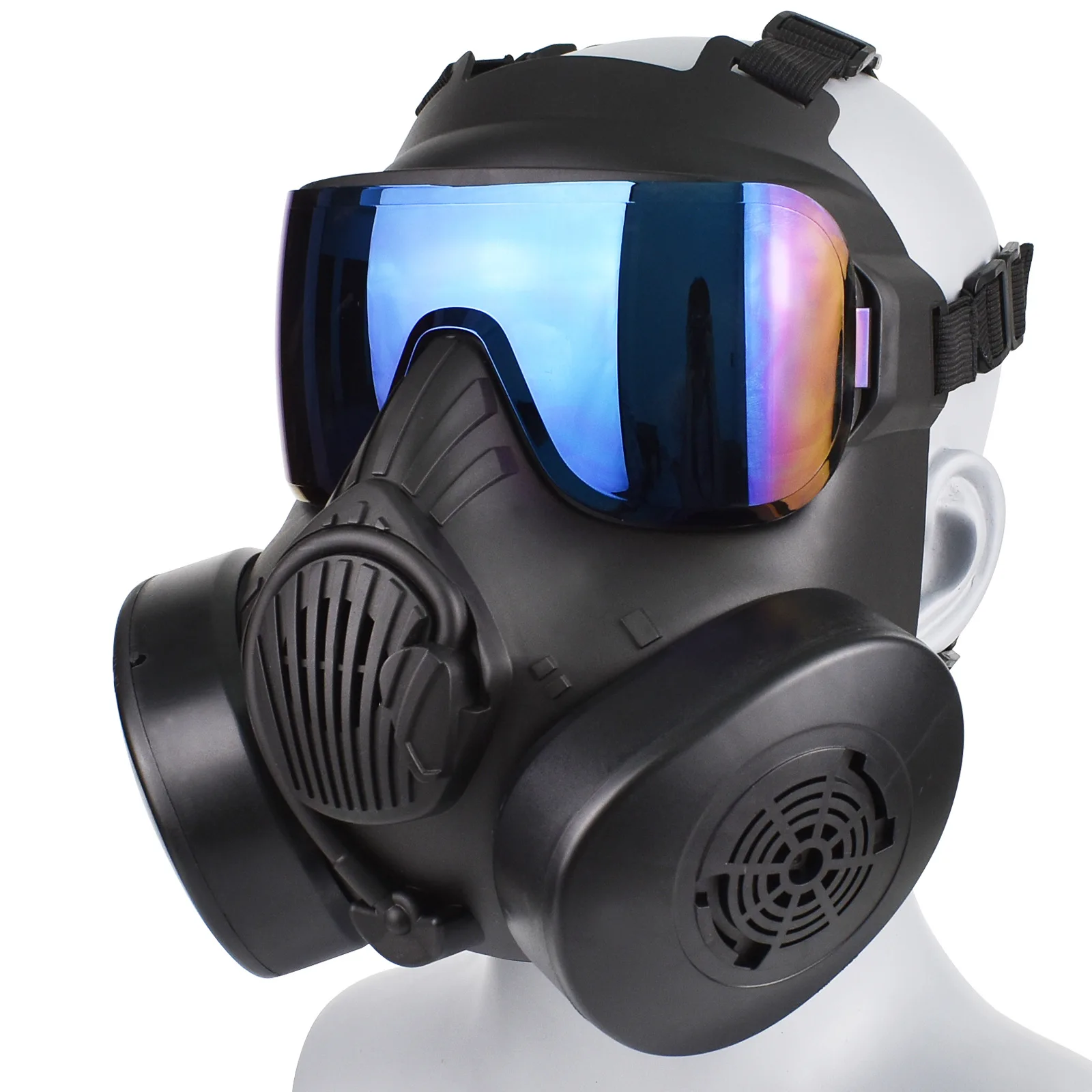 Máscara integral de protección M50 con ventilación y filtros airsoft - imagen 2