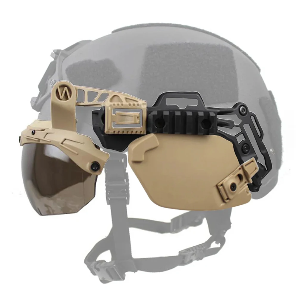 Casco táctico Wendy 3.0 con carril Picatinny y protección auditiva - imagen 5