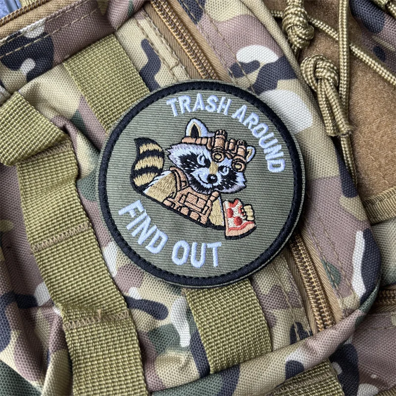 Insignia de moral con velcro para mochilas y ropa