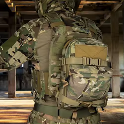 Chaleco táctico Vapanda ligero MOLLE para caza con bolsillos traseros