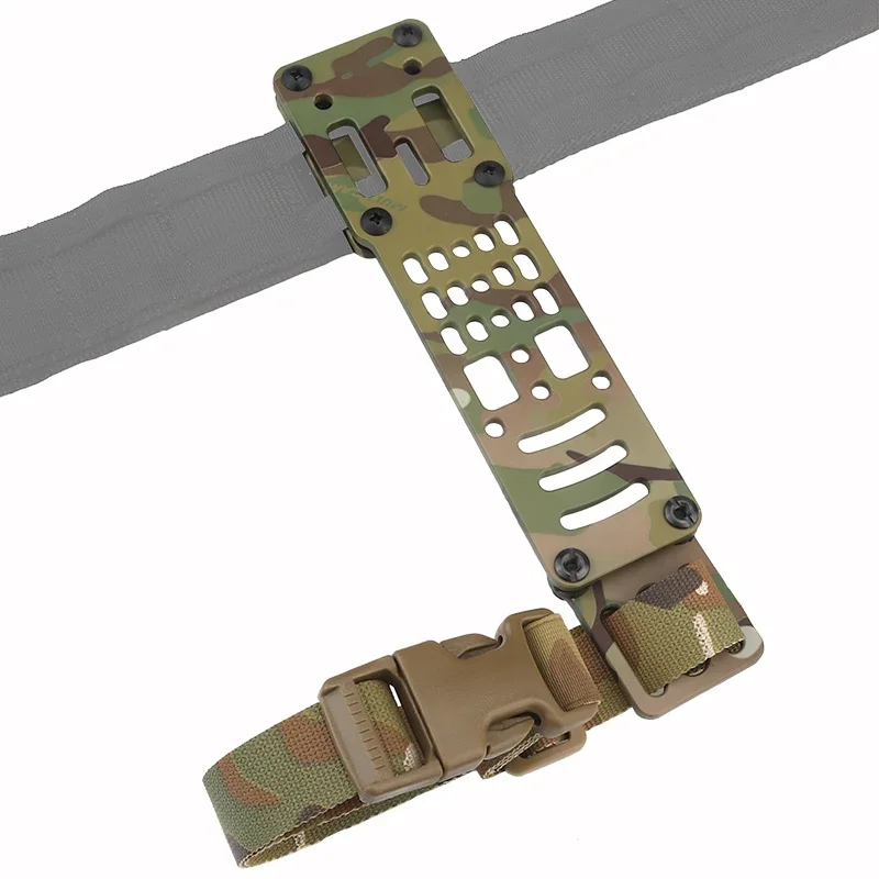 Adaptador MOLLE QLS para correa de pierna, placas receptoras ajustables - imagen 4